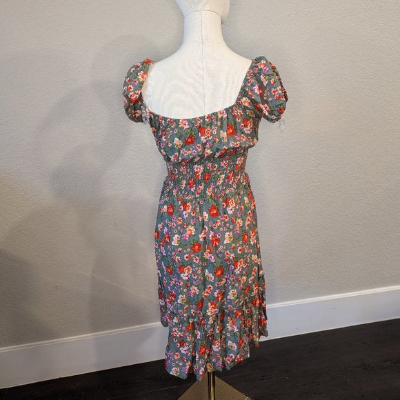 FINAL PRICE Coco and Shay Short Floral Dress NWOT Size L - Picture 3 of 7